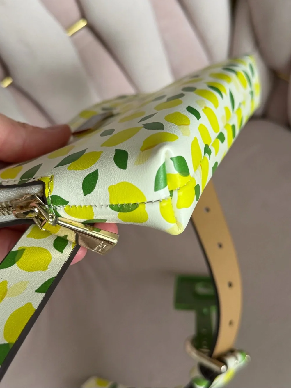 Kate Spade ♠️ Lemon Toss Belt Bag Sz L/XL 🍋